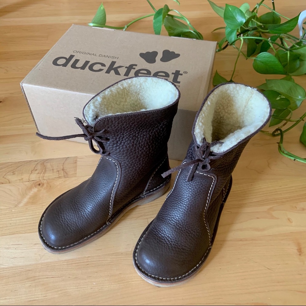 duckfeet århus boots, stone, sz 37 🇩🇰